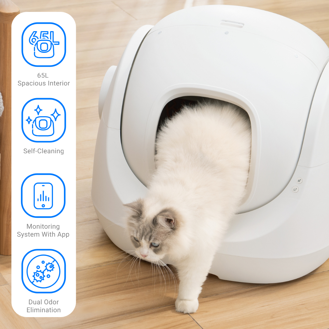 <BEST-SELLER> CATLINK Scooper SE Baymax - Self Cleaning Litter Box