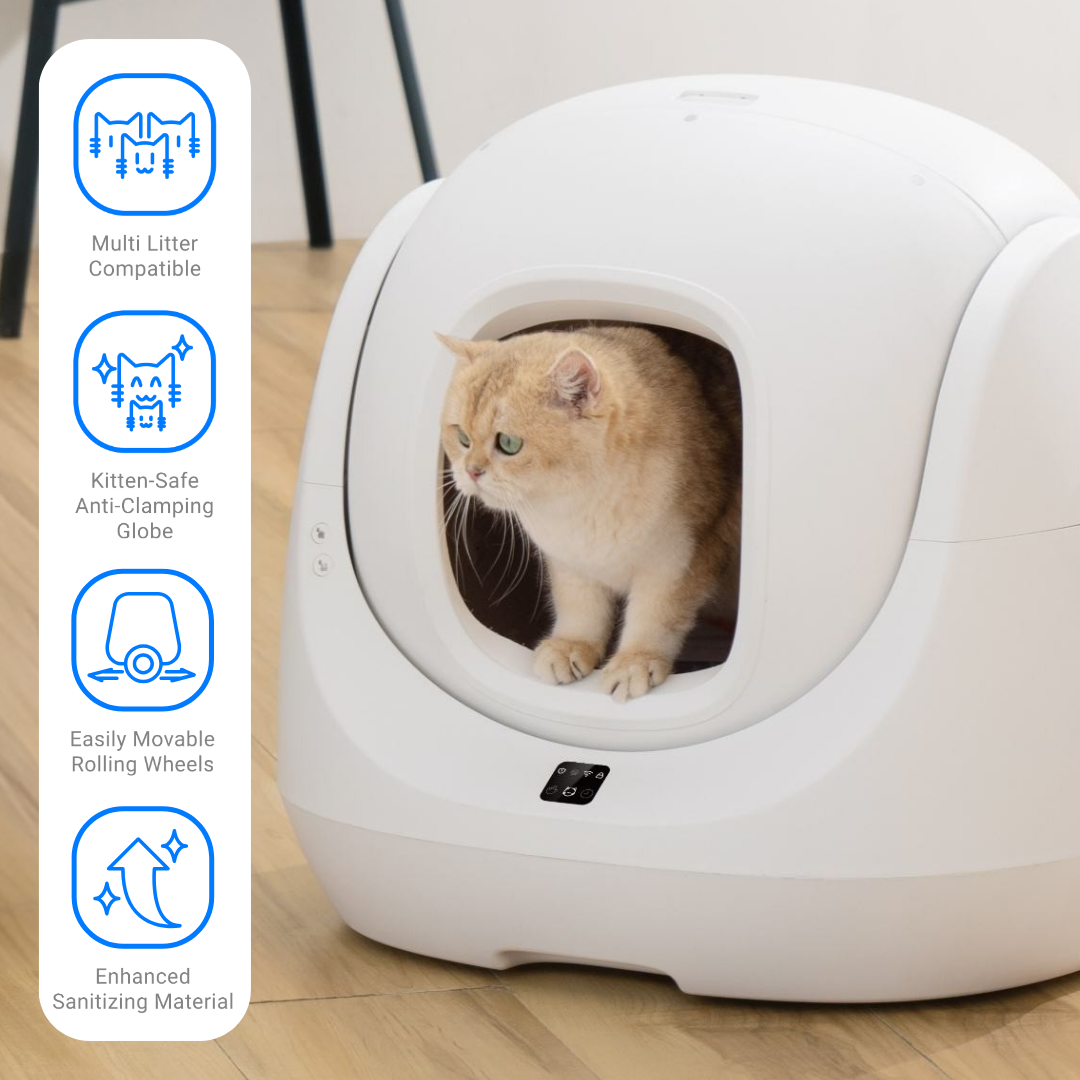 <BEST-SELLER> CATLINK Scooper SE Baymax - Self Cleaning Litter Box