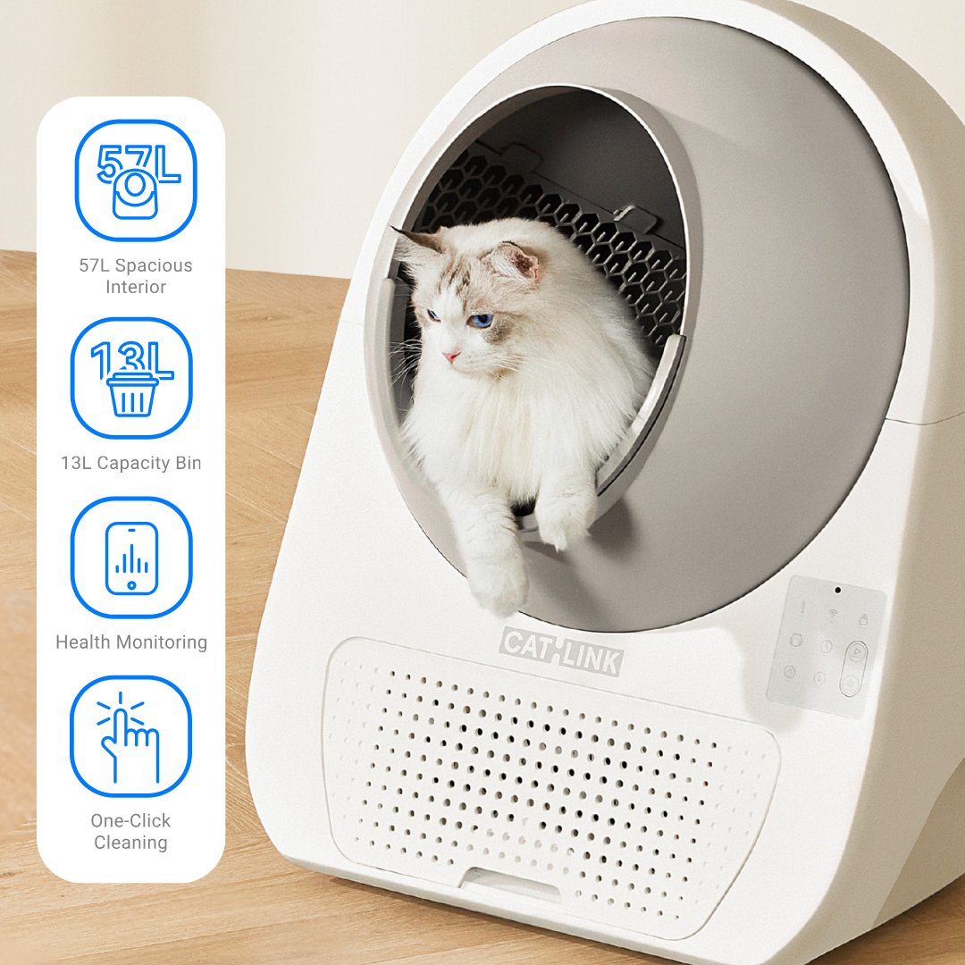 <BEST-SELLER> CATLINK Pro-X Ultra Automatic Litter Box With Camera (5Ghz Compatible)